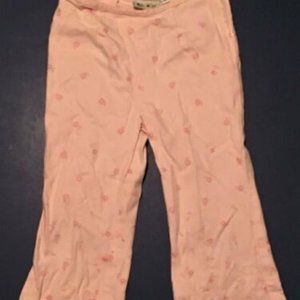 GEO-RAGS Girls' Pink Floral Cropped STRETCH Pants ~ Sz 5